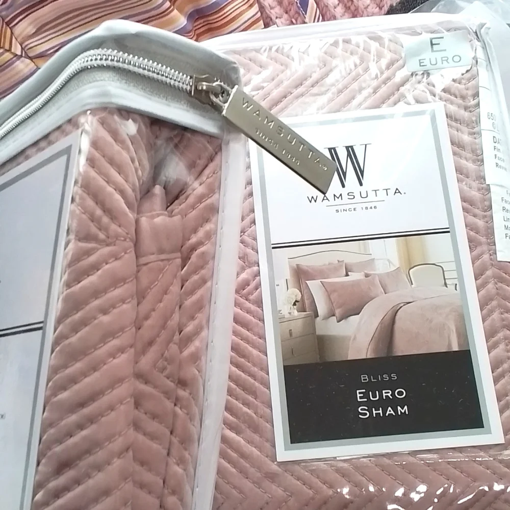 Wamsutta Bliss Euro Sham Set of 2 NWT