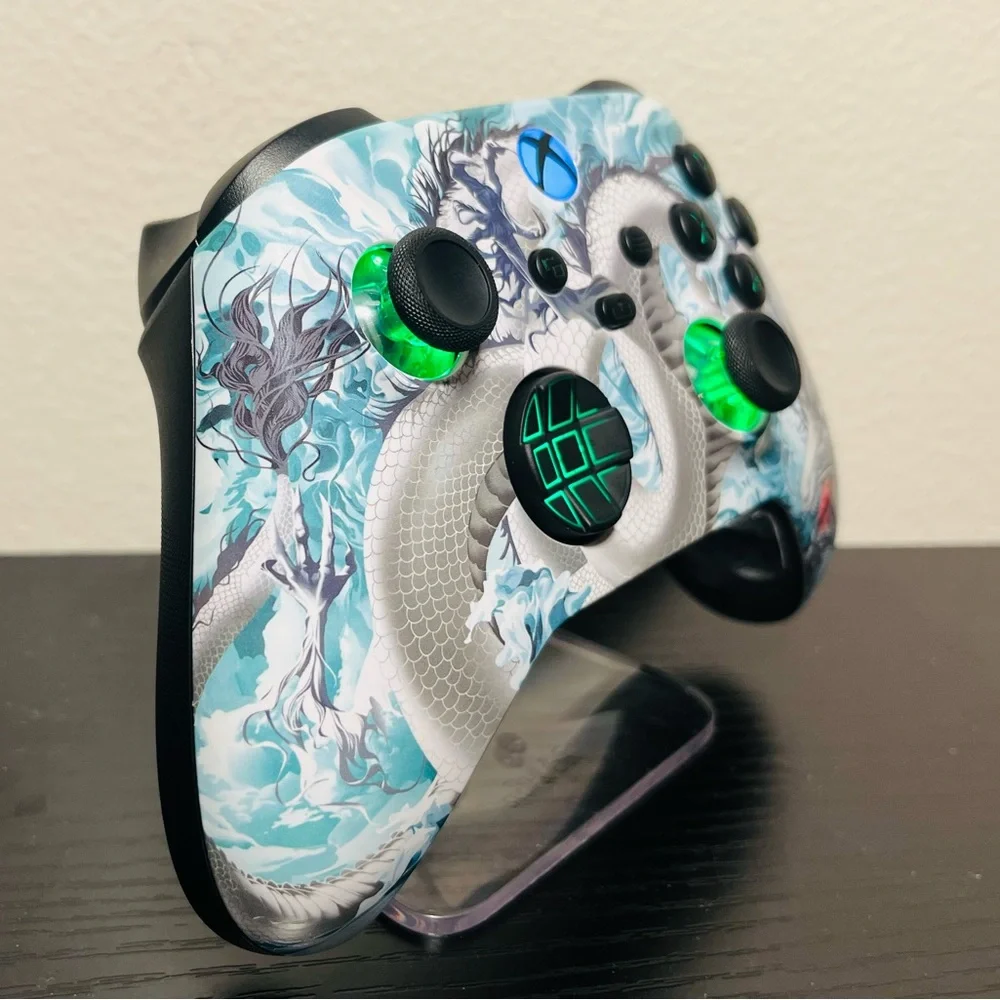 Microsoft Xbox Premium Custom Modded Controller with LEDs “Dragon 2”
