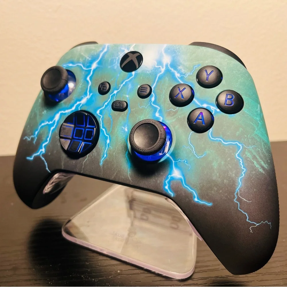 Microsoft Xbox Custom Modded Controller with LEDs