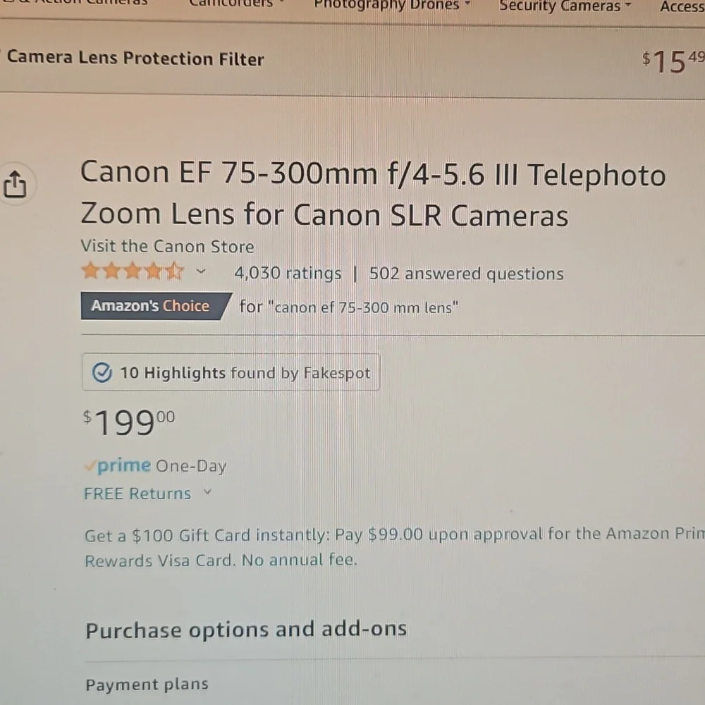 Canon EOS Rebel T3 DSLR