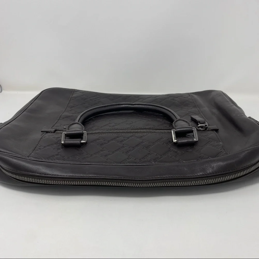 Tumi brown leather