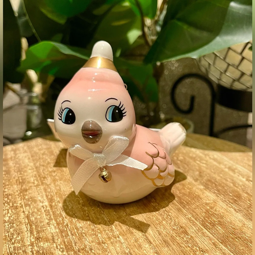 Target Wondershop Retro Baby Pink Bird Christmas Ornament