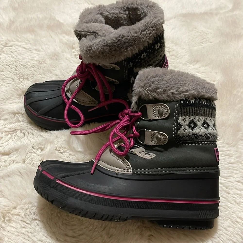 London Fog Girls Winter Boots Size 12