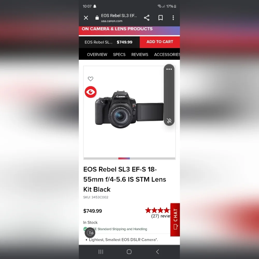 Canon selling my