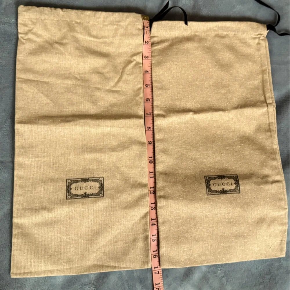 Gucci dust bags x 2