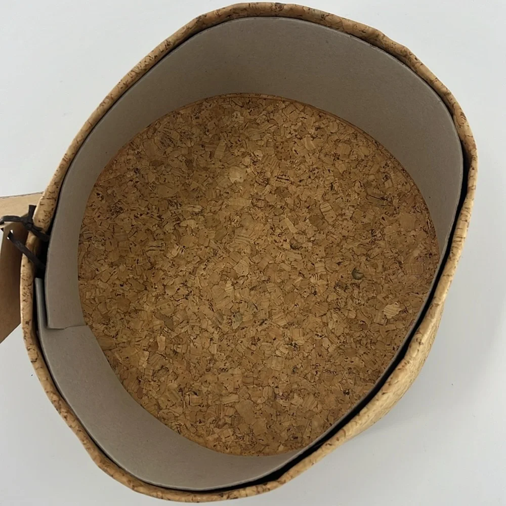 CRATE & BARREL Bambu Cork Bowl NWT