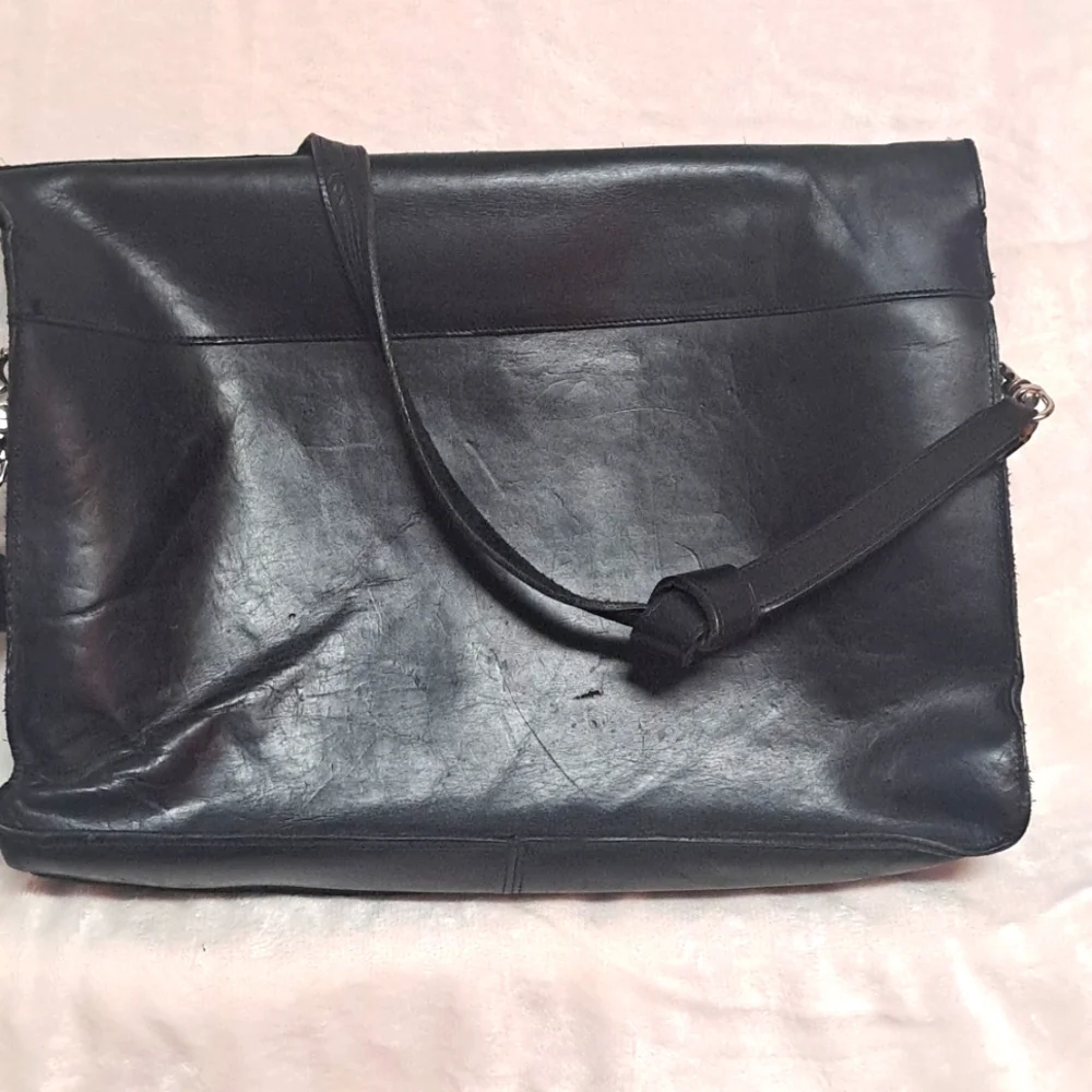 House of Blues  Leather Vintage Extremely Rare Original Briefcase Cervino