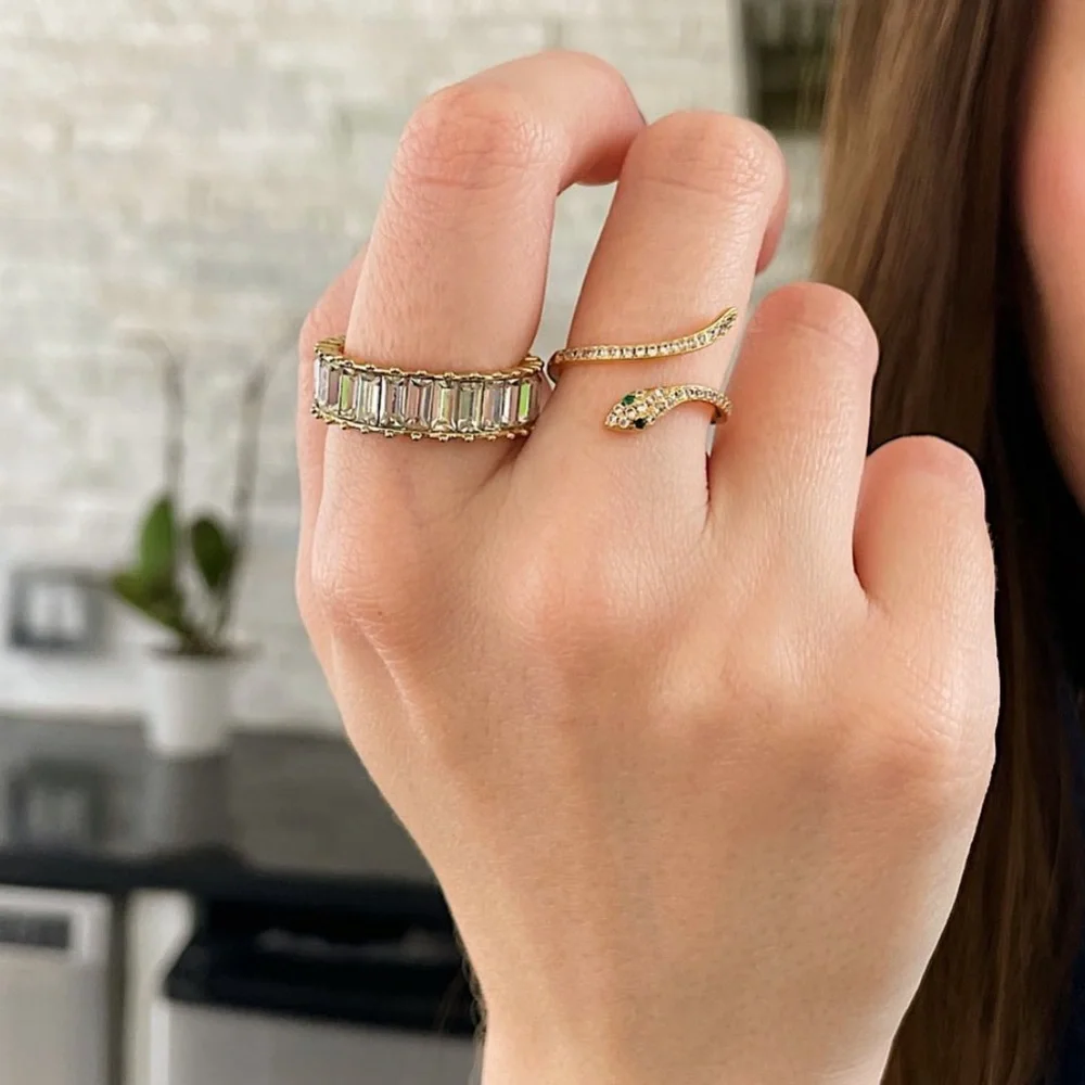 Gold Snake Ring