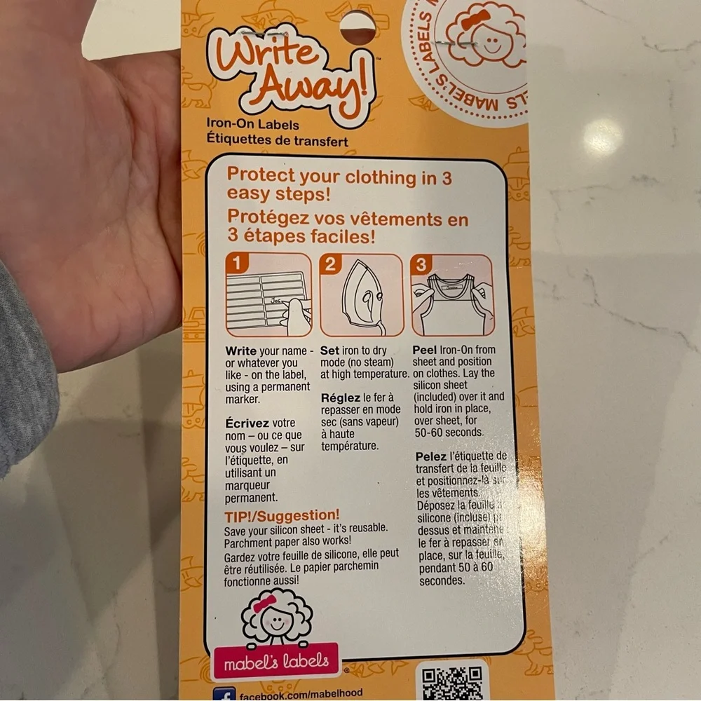 Mabel’s Labels partially used