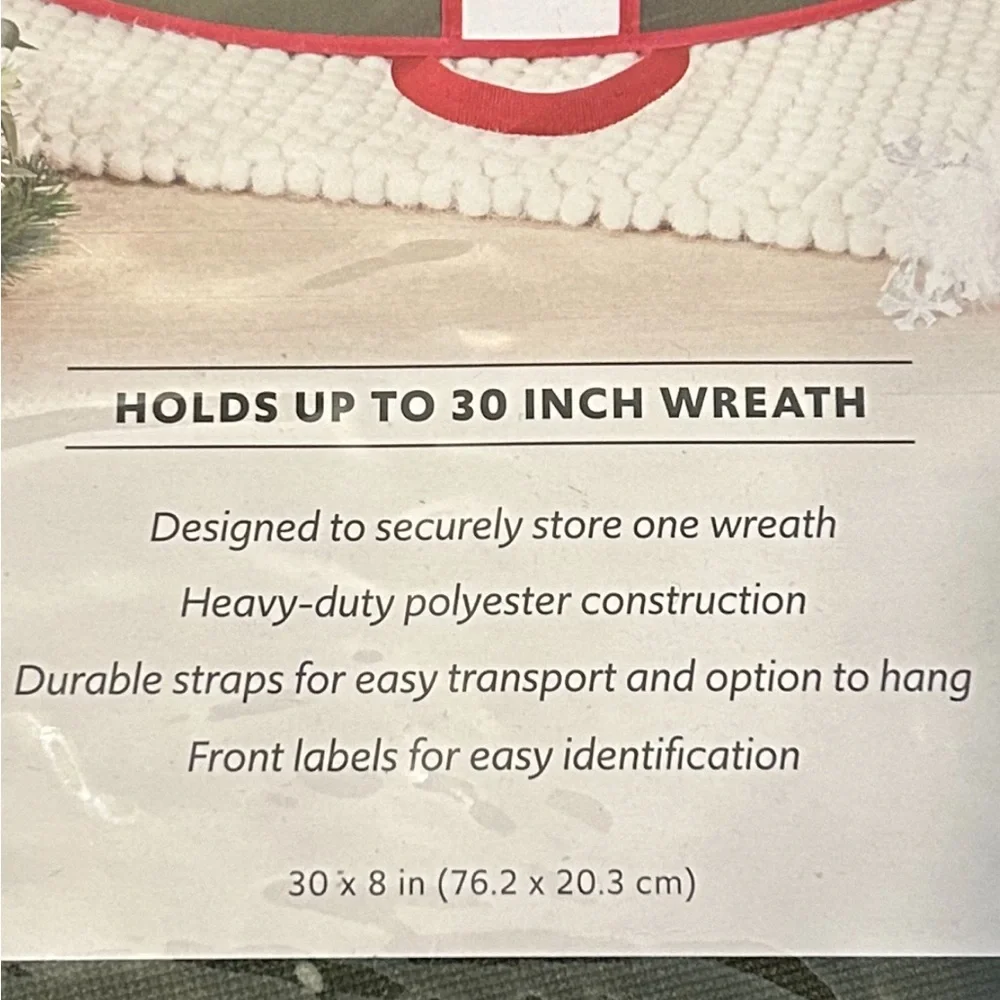 New Christmas Wreath Bag