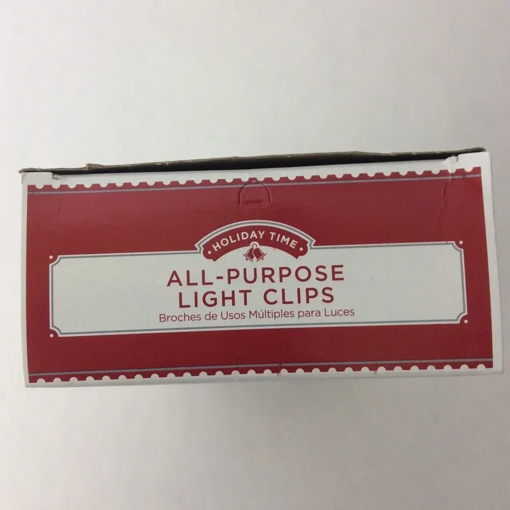 ALL Purpose Light Clips Holders Holiday 100 Pieces