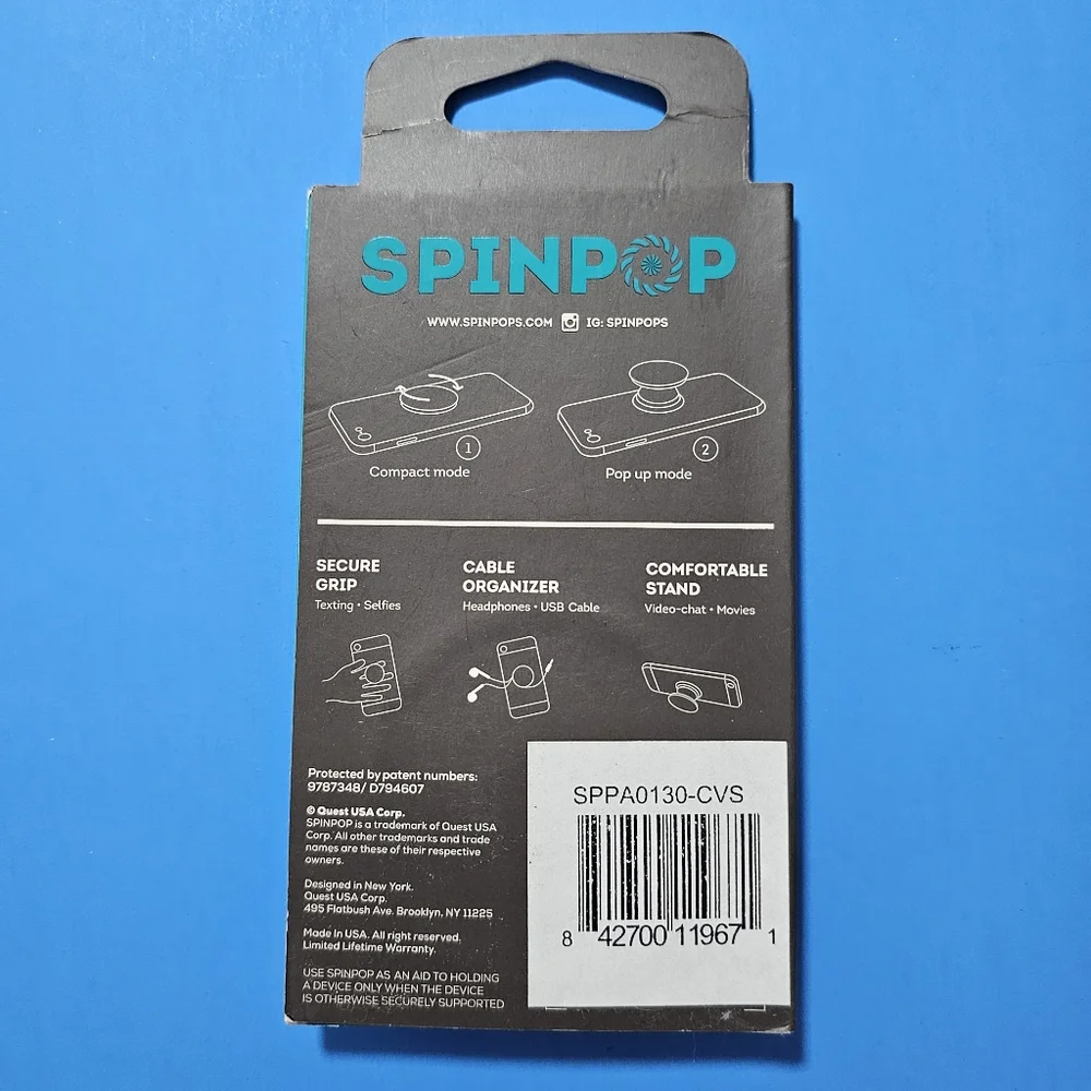 SpinPop pack protective