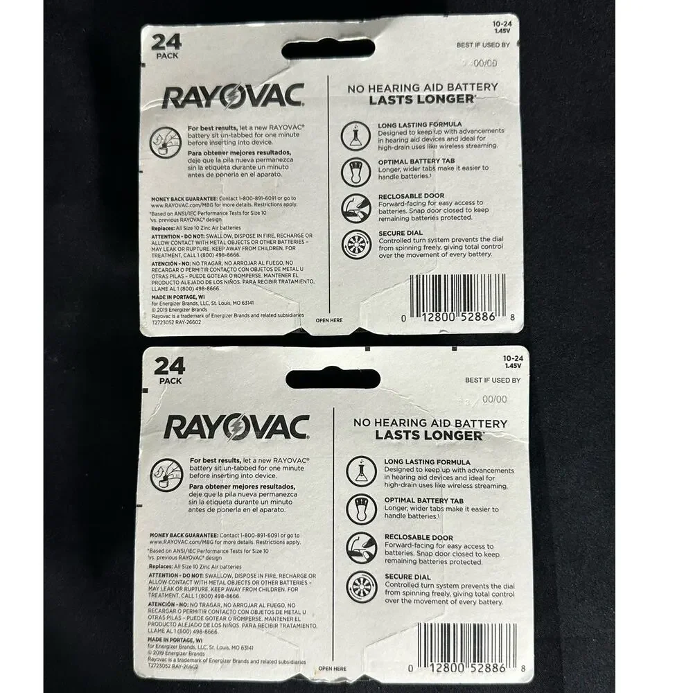 Rayovac size 10