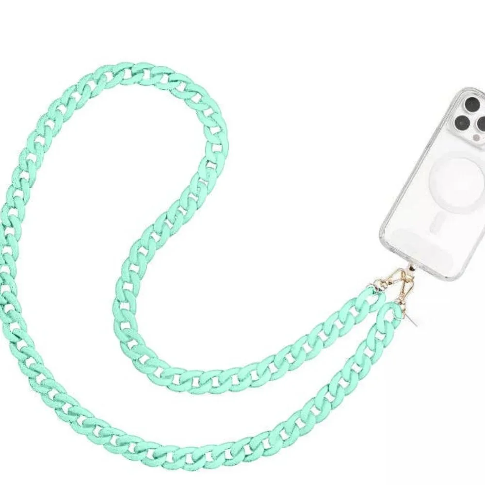 Phone Crossbody Chain - Turquoise