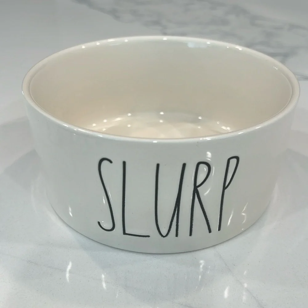 Rae Dunn. Cute 🐾SLURP 🐾BOWL...