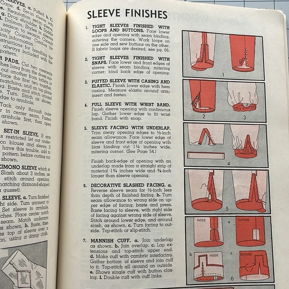 Simplicity Sewing Book for Beginners /Experts, fully illustrated, copyright 1940