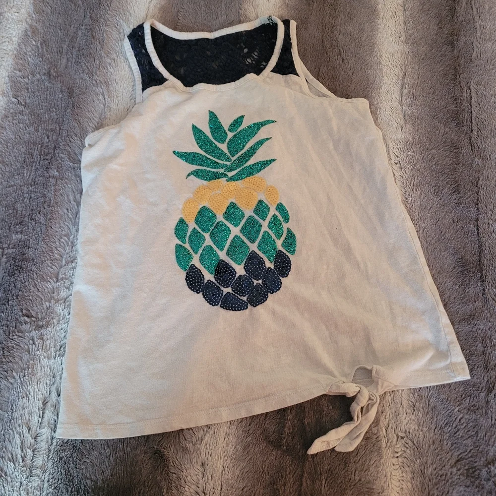 Justice tank top size 12