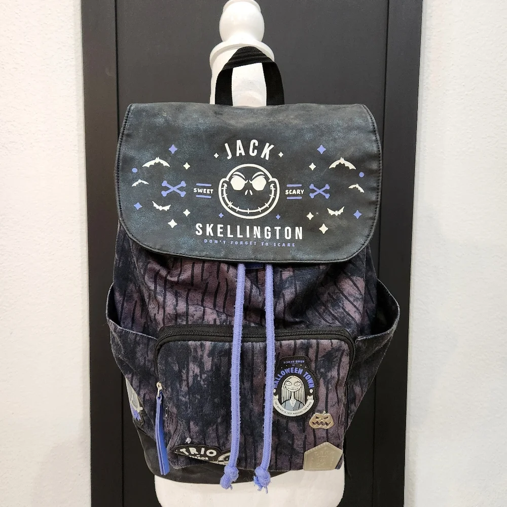 The Nightmare Before Christmas Sweet Scary Glow-In-The-Dark Slouch Backpack