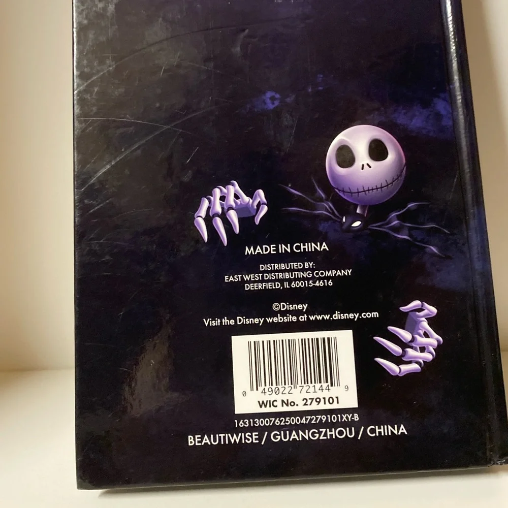 Disney The Nightmare Before Christmas Jack Skellington Undated Planner Hardback