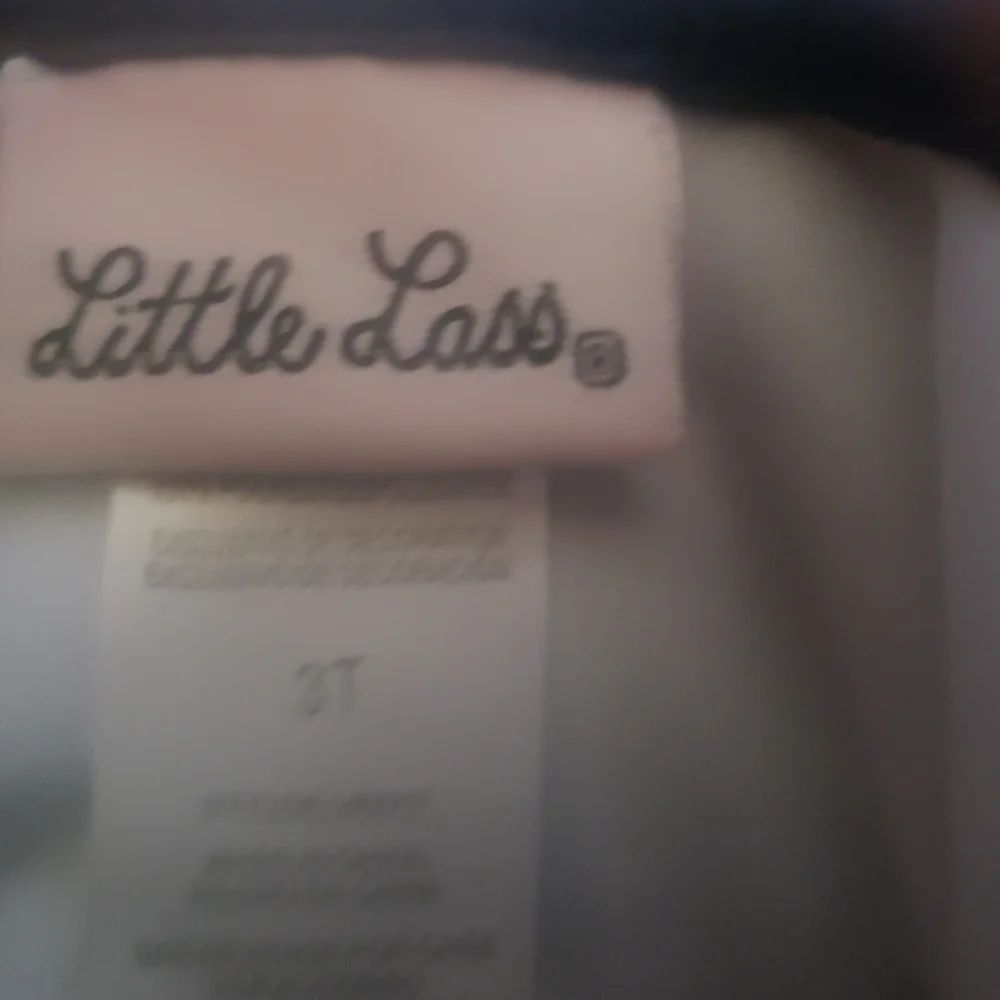 Little Lass girls navy