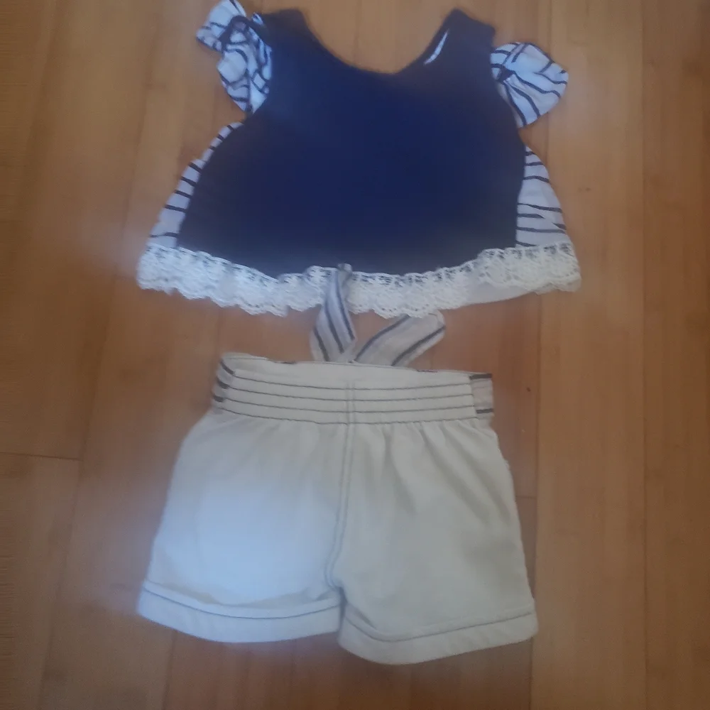 Little Lass girls navy