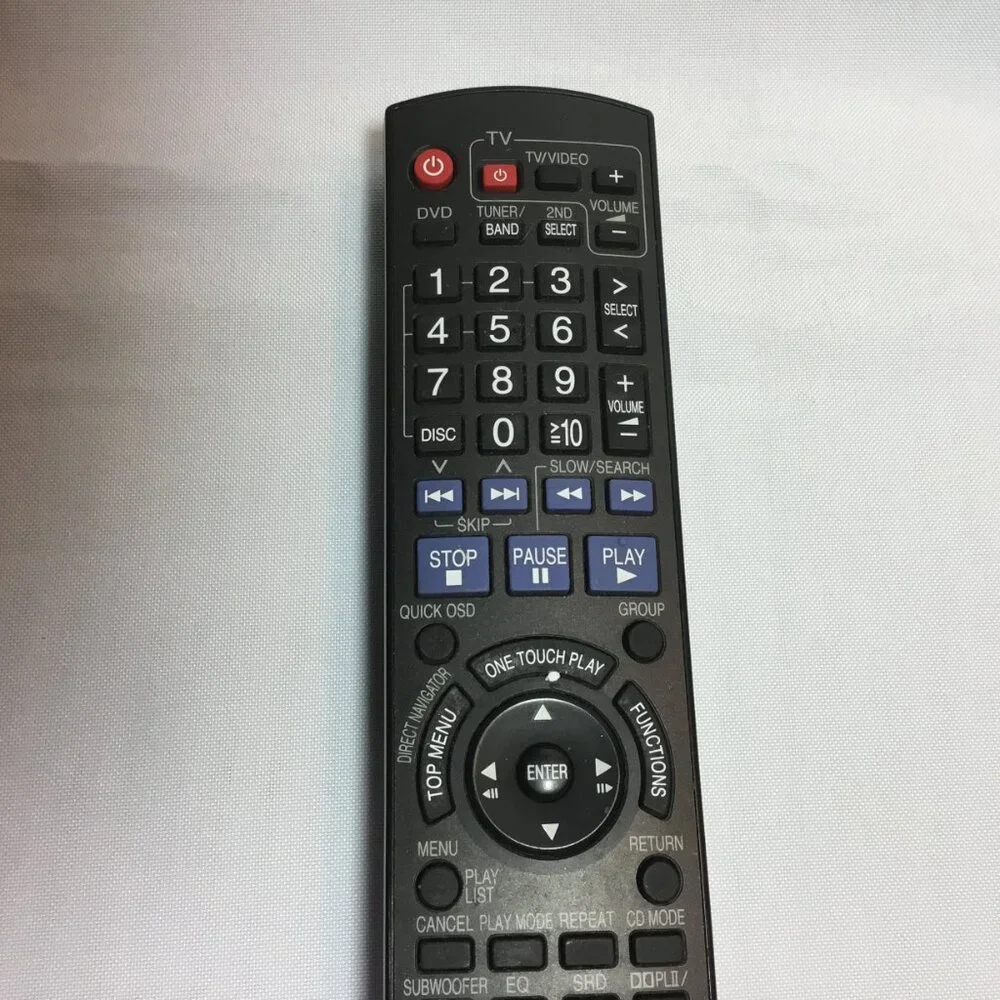 PANASONIC EUR7662YW0 DVD HOME THEATER SYSTEM REMOTE - See Vid of Testing WORKS!