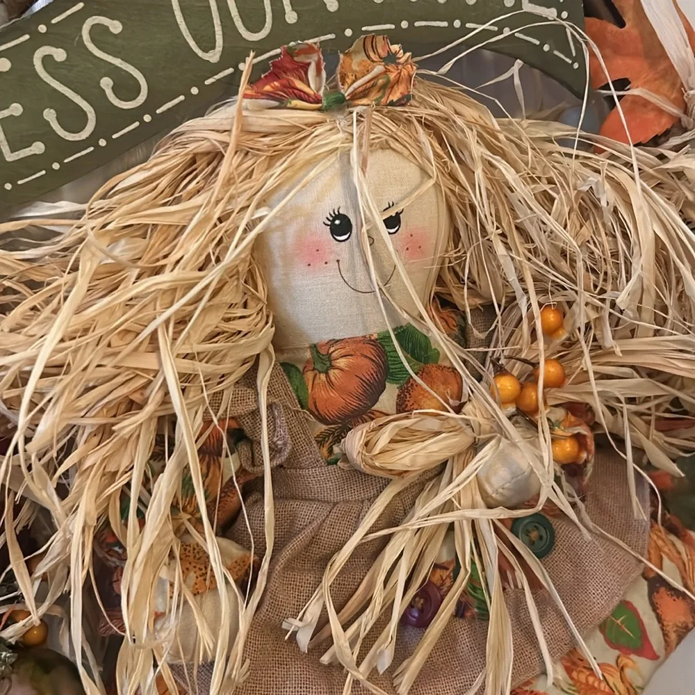 Fall Wreath Bless Our Home