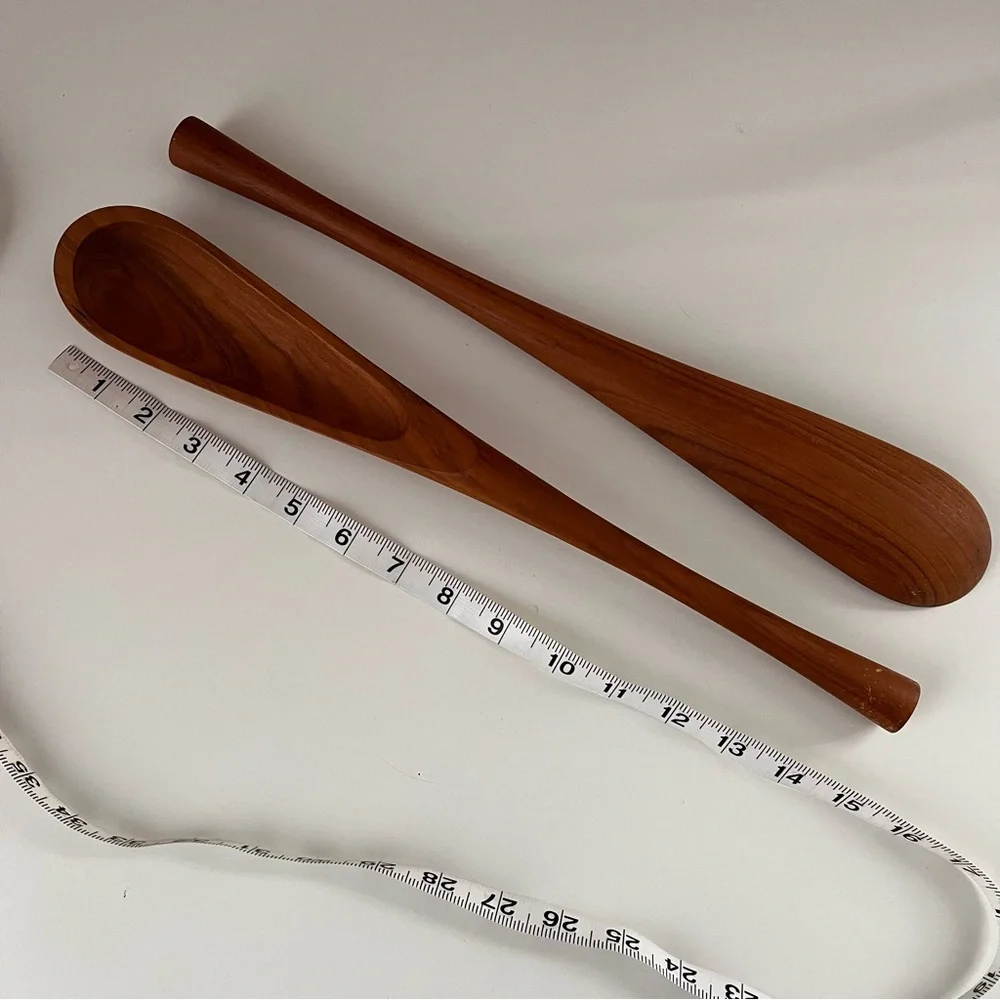 MID CENTURY MODERN DANISH salad servers Dansk?