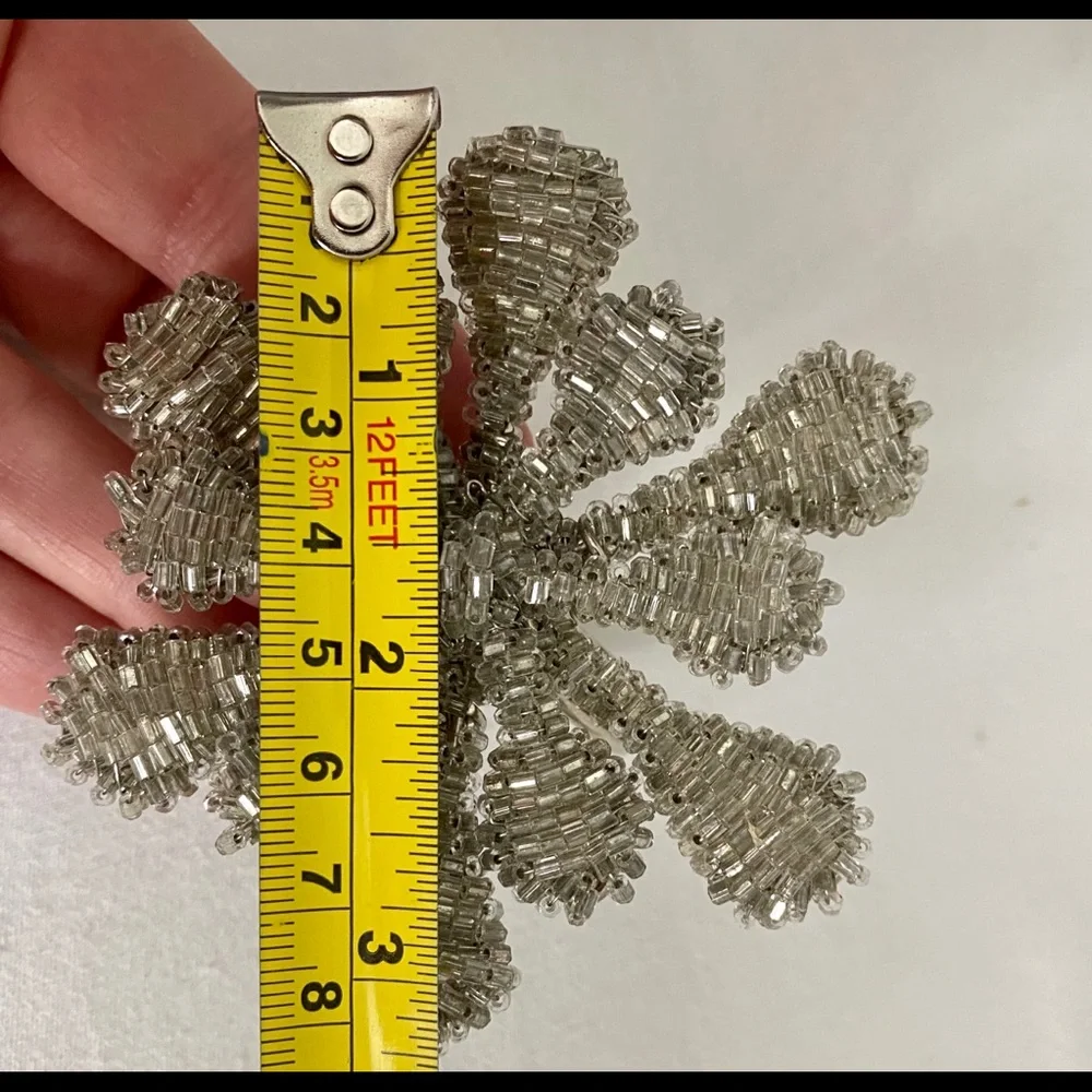 Crate & Barrel Snowflake Napkin Rings ~4
