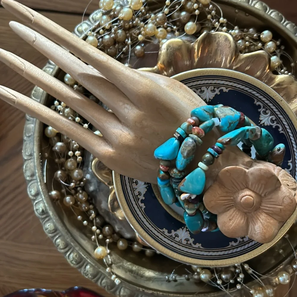 Vintage genuine turquoise