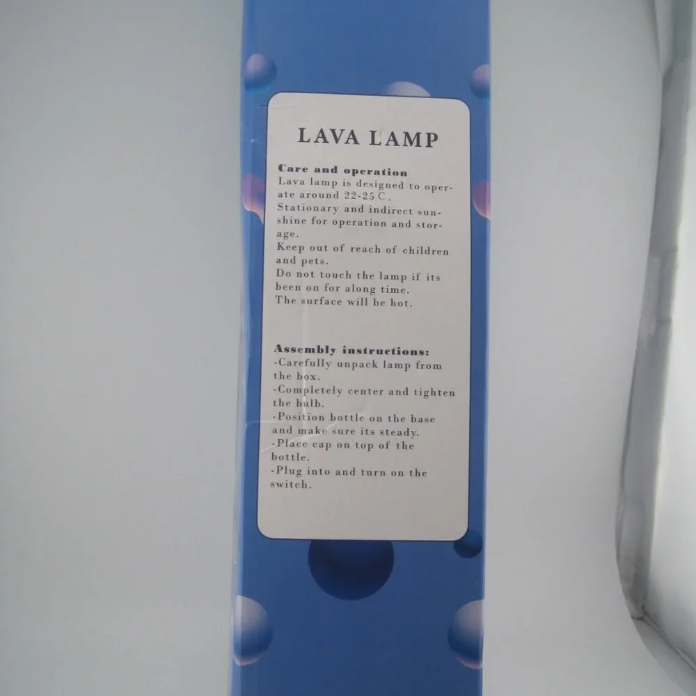 NEW Retro Silver Lava Lamp Light 13.5
