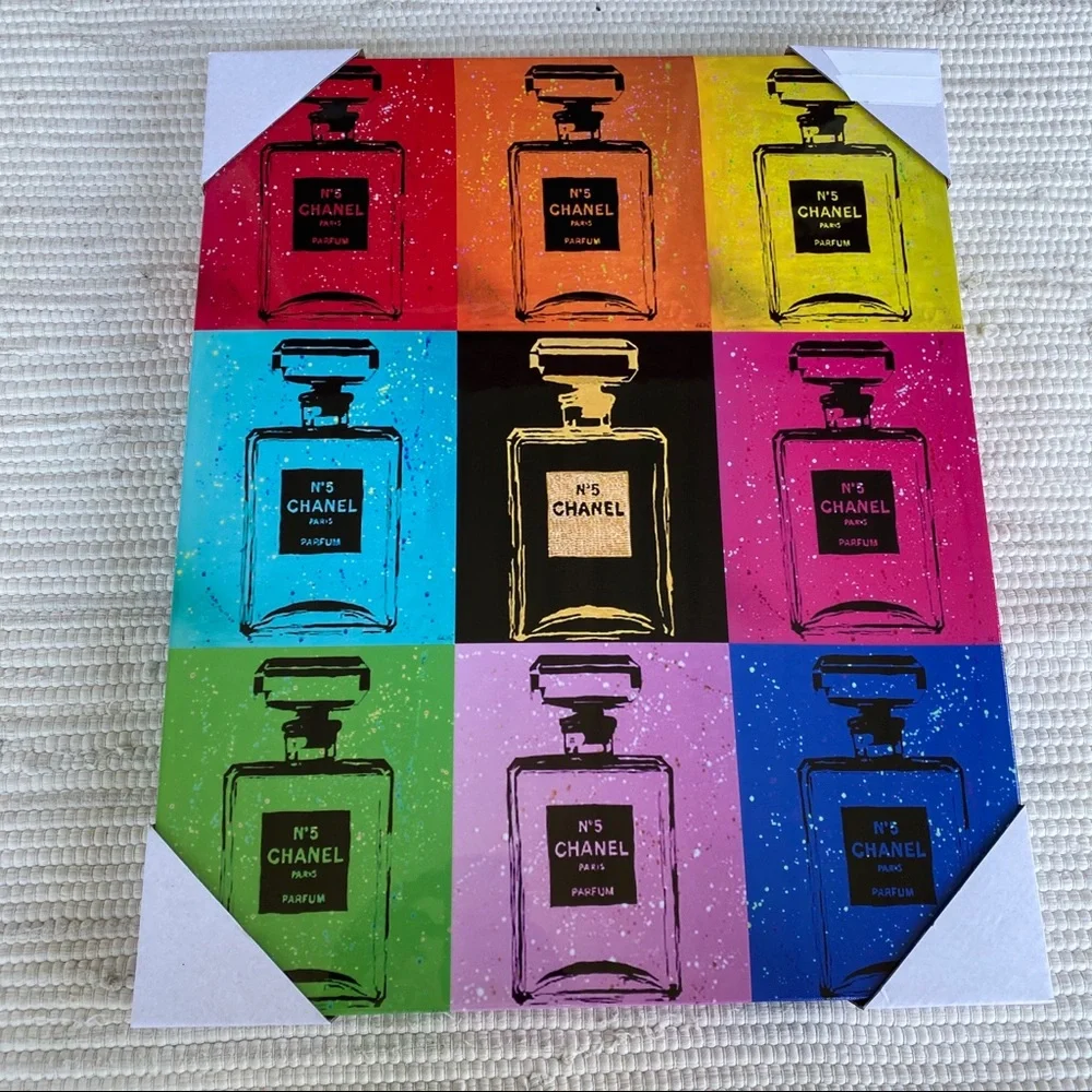 Chanel N 5 Warhol style Wall Art