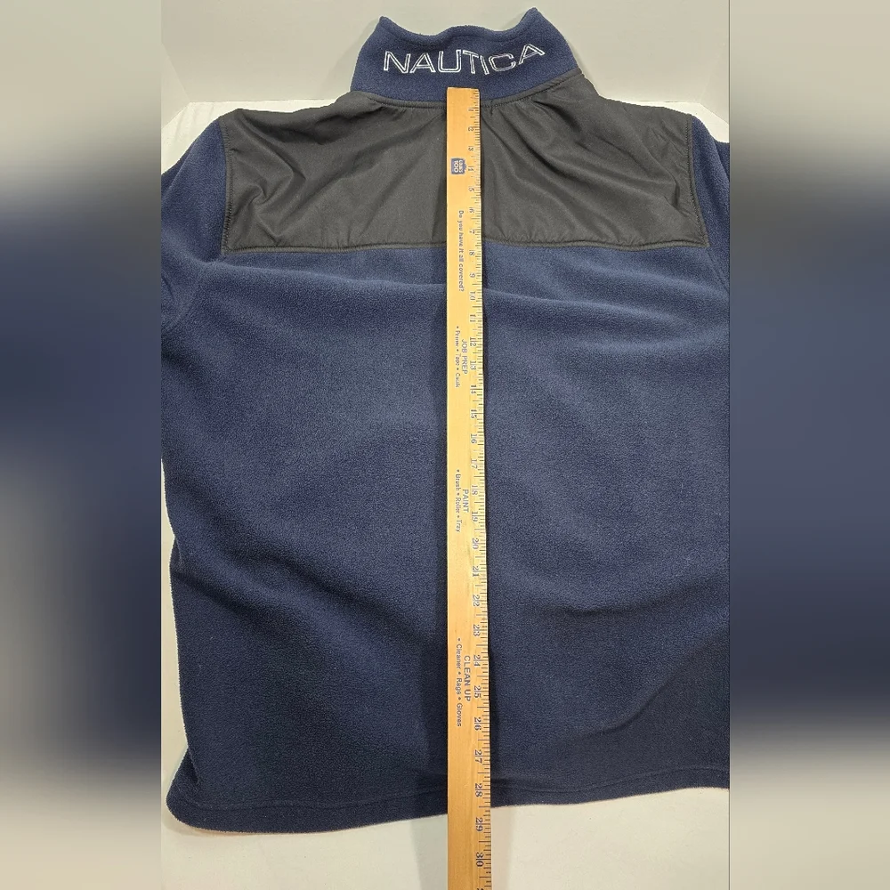 Nautica Full Zip Performance Fleece Jacket Men's XXL Navy Blue