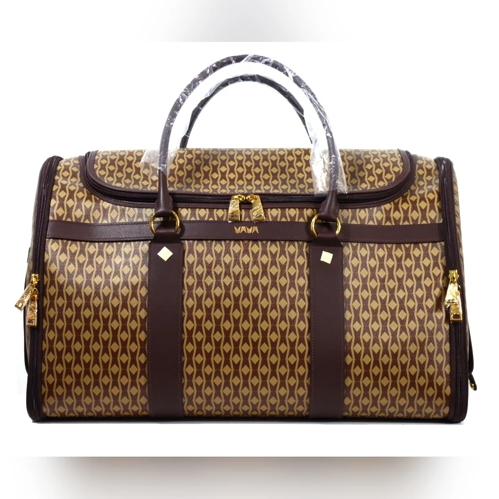 M.A.M.A. Crown Collection - Handmade Luxury Dog Carrier Bag