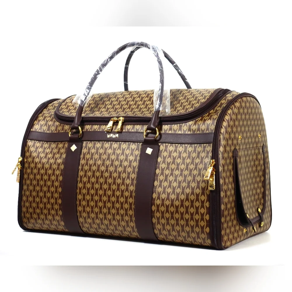 M.A.M.A. Crown Collection - Handmade Luxury Dog Carrier Bag