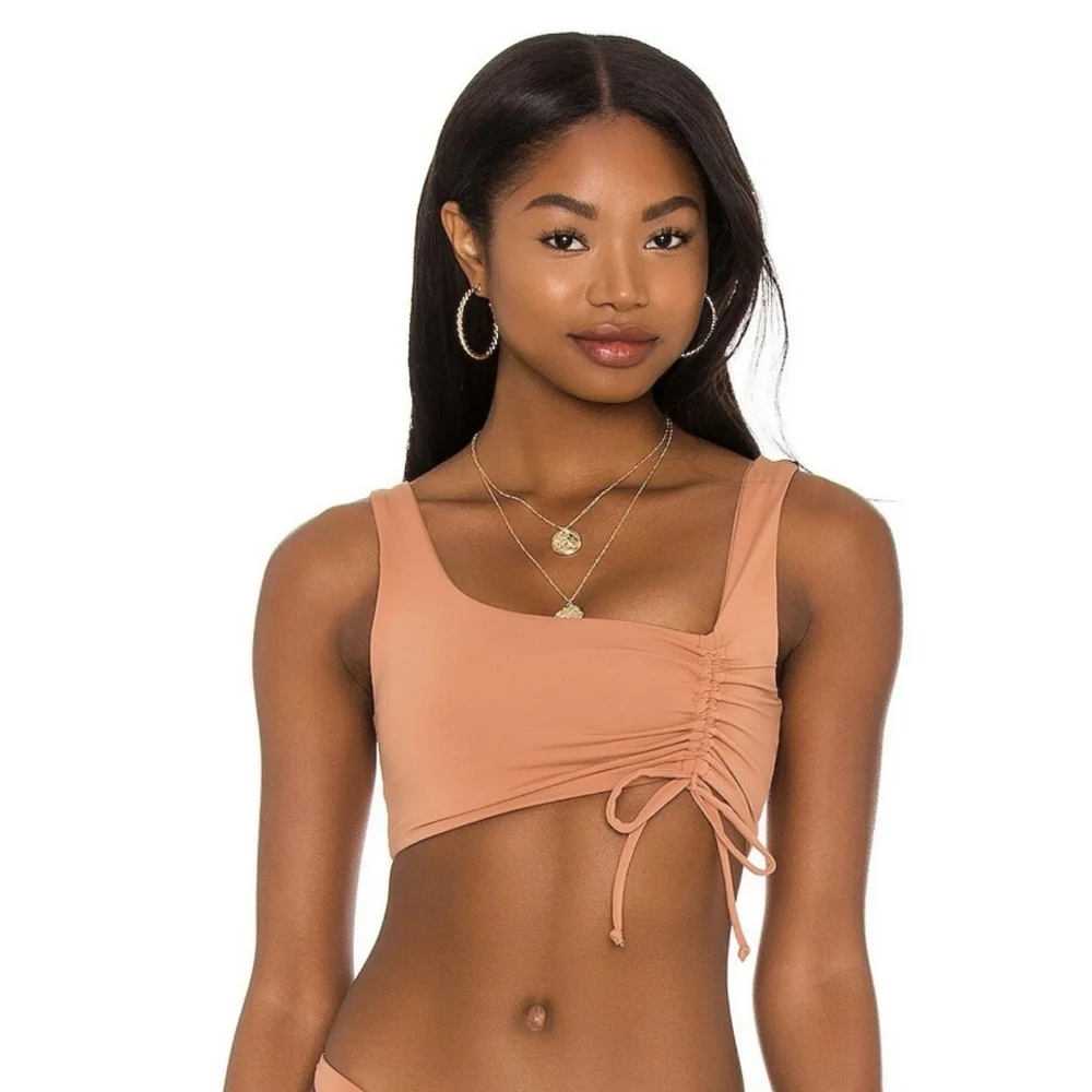 NWOT L*Space Wilder Ruched Bralette Bikini Top - XS / S​