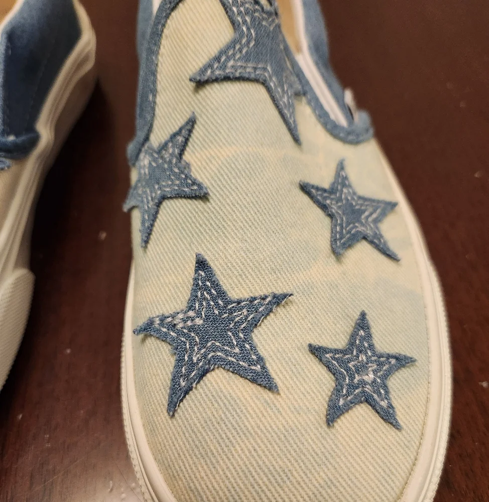 Vans Denim Starry Nighy Slip-On Shoes