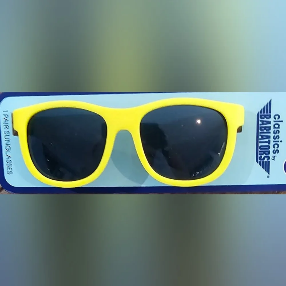 New Classics by Babiators Yellow Sunglasses kids