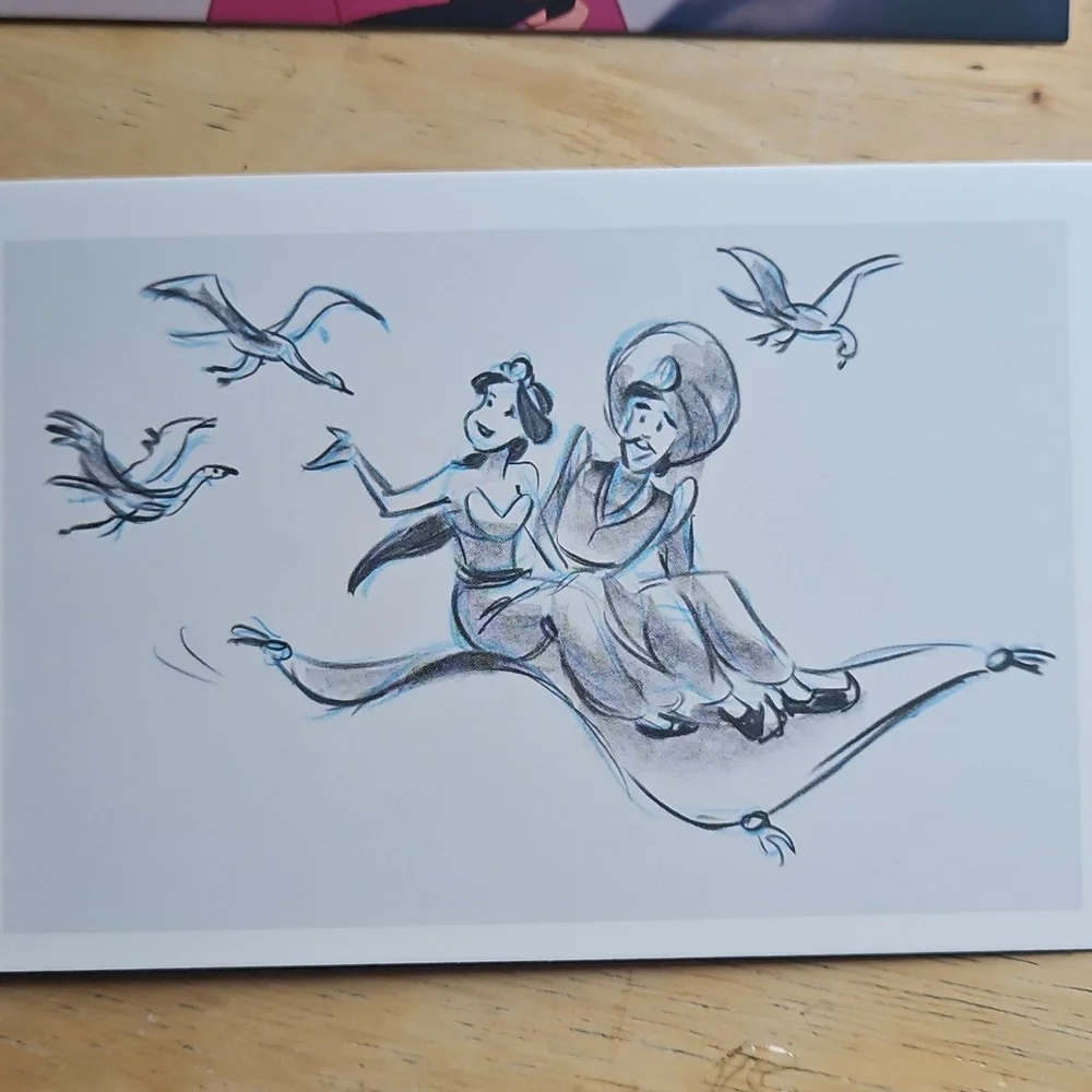 Disney princess postcards