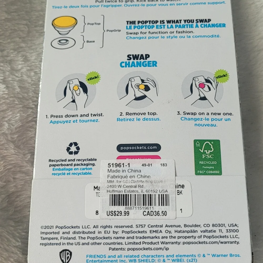 Claires nwt popsocket