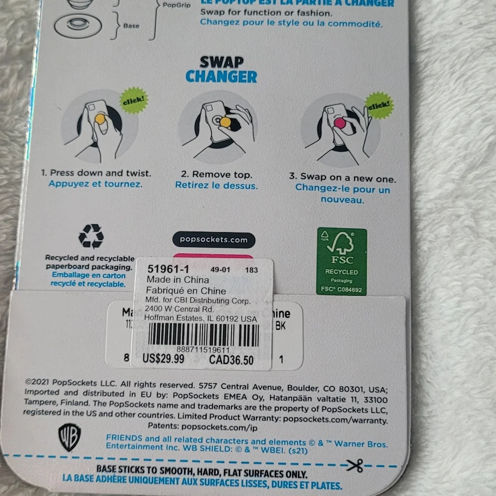 Claires nwt popsocket