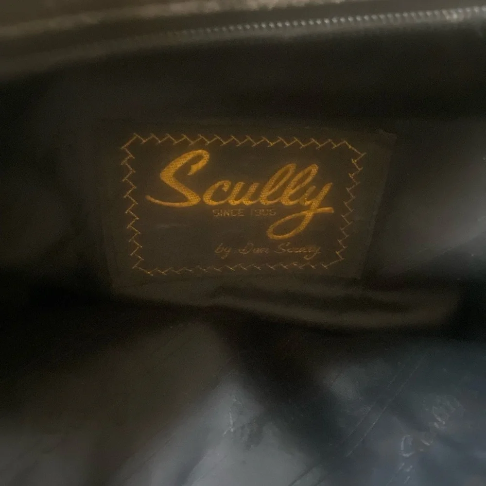 Vintage Scully brand Distressed Leather Briefcase