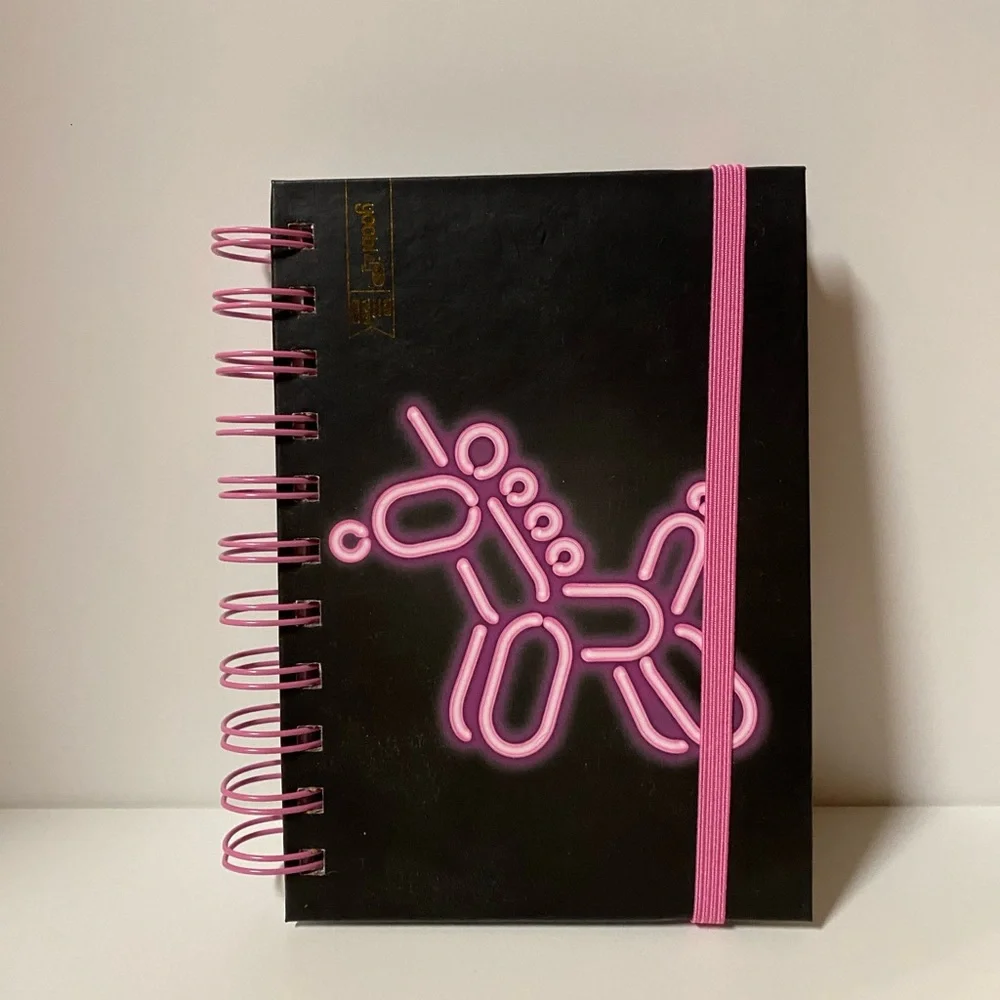 Yoobi Unicorn Spiral Notebook Pink Hardcover Journal 5.9 in X 4.1 in Stationery