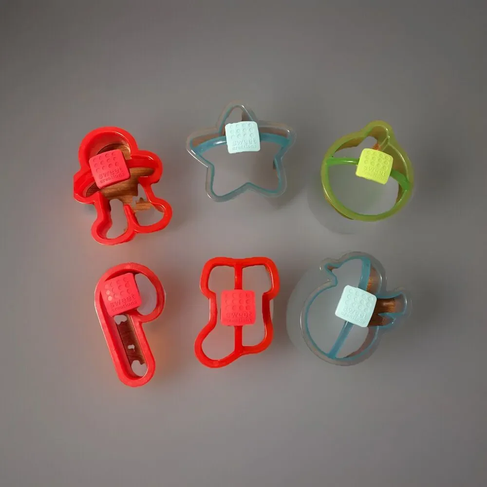 Sweet Creations Plastic Holiday Cookie Cutters With Soft Grip by Good Cook 11 Ct
