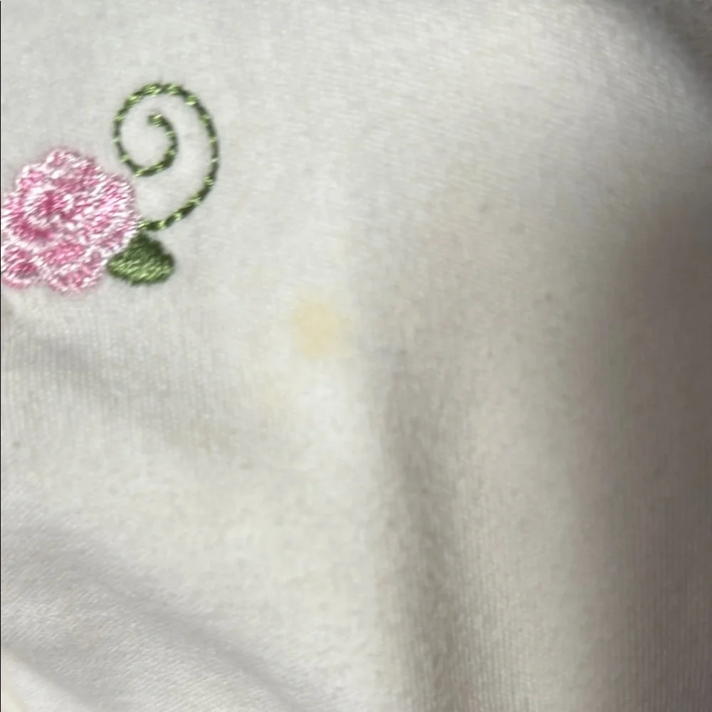 Baby Girl's Floral Embroidered Outfit