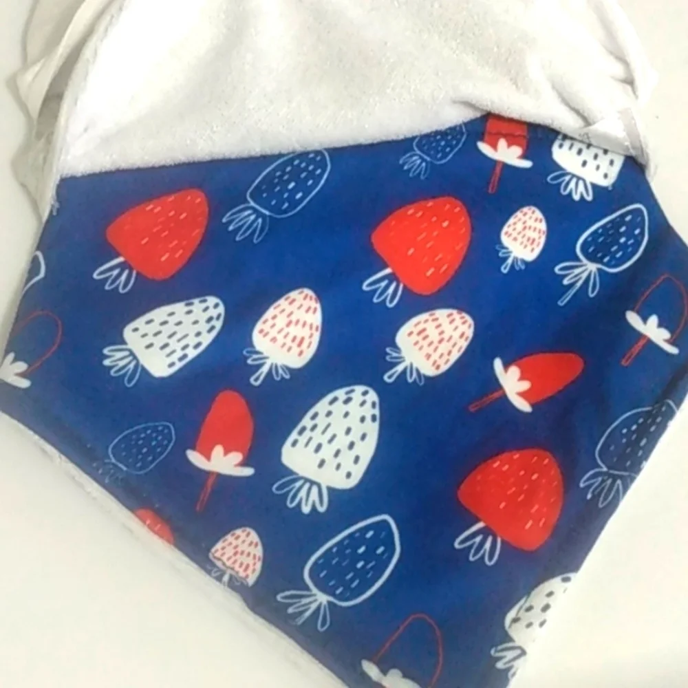STARS & DREAMERS GIRL'S JULY 4TH SUNGLASSES AND BANDANA BIBS 4 PIECE SET NWT
