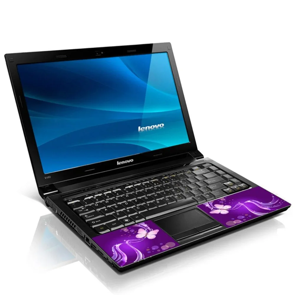 LSS 15.6 & 17.3 Inches Laptop Notebook Skin Sticker Decal - Purple Butterfly