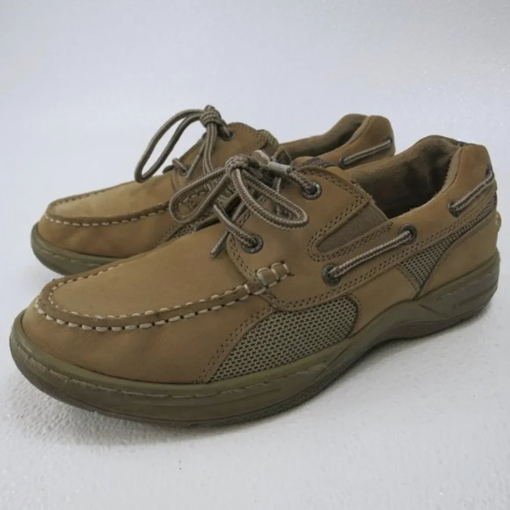 G.H. Bass & Co. & Co Nubuck Leather Casual Dress Boat Shoes Men's 8 M