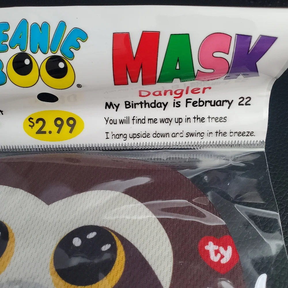 Ty Beanie Boo Mask 3ct