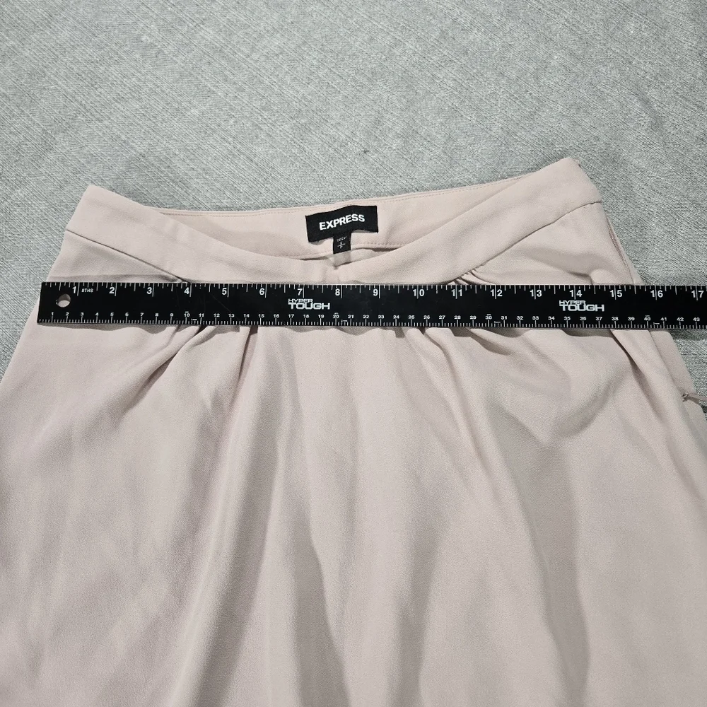 Express Womens Skirt Sz Small Pencil Office Light Blush Pink Balletcore Feminine